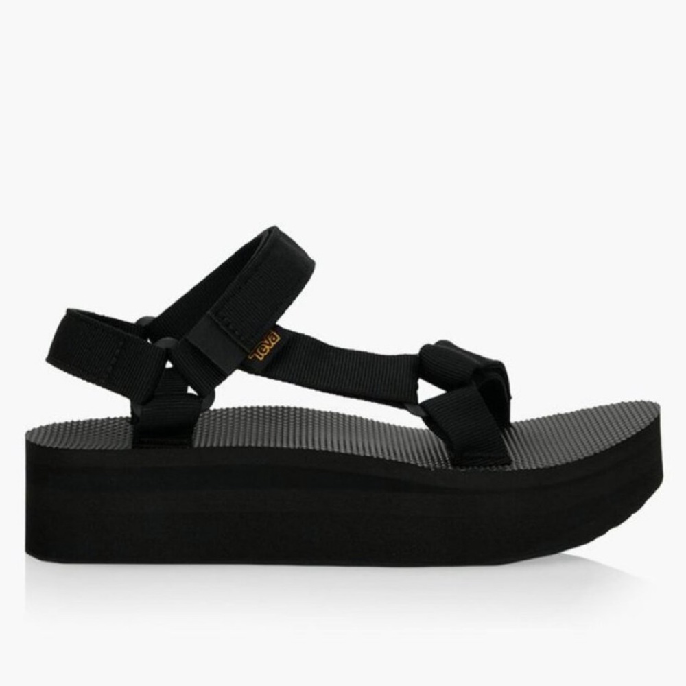 Teva Black Platform Sandals